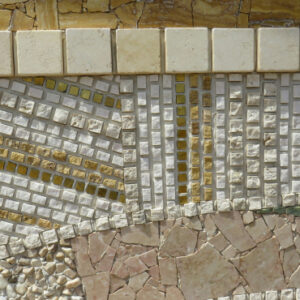 Mosaico in vetro colorato